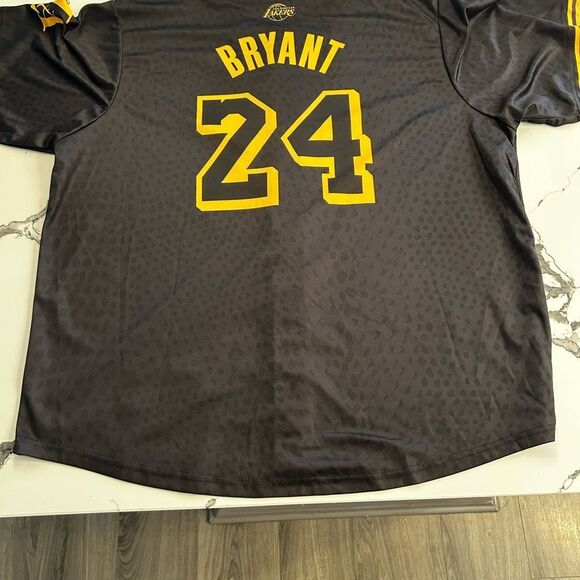 Los Angeles Dodgers LA Lakers Night Size XL Kobe Bryant Black Mamba Jersey - Picture 4 of 5